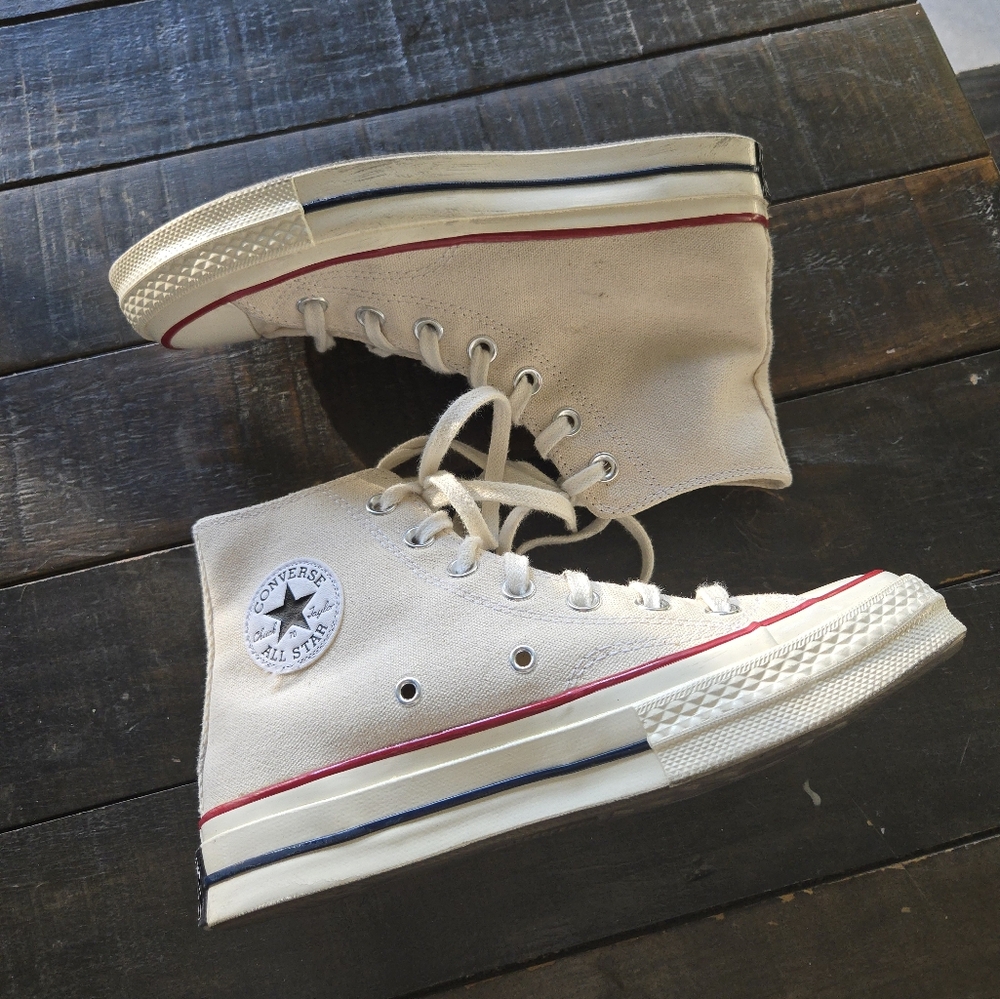 Converse High-Top Chuck Taylor All Star Canvas Natural Ivory Unisex Sneakers